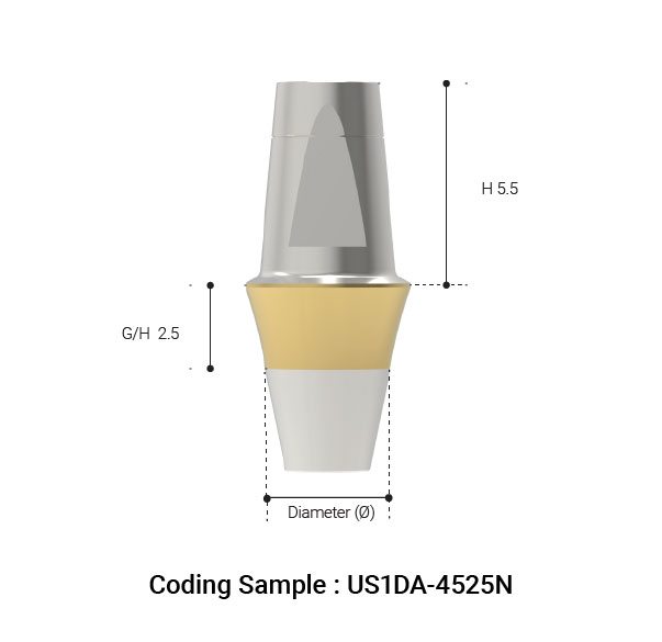 Dual Abutment Non-Hex